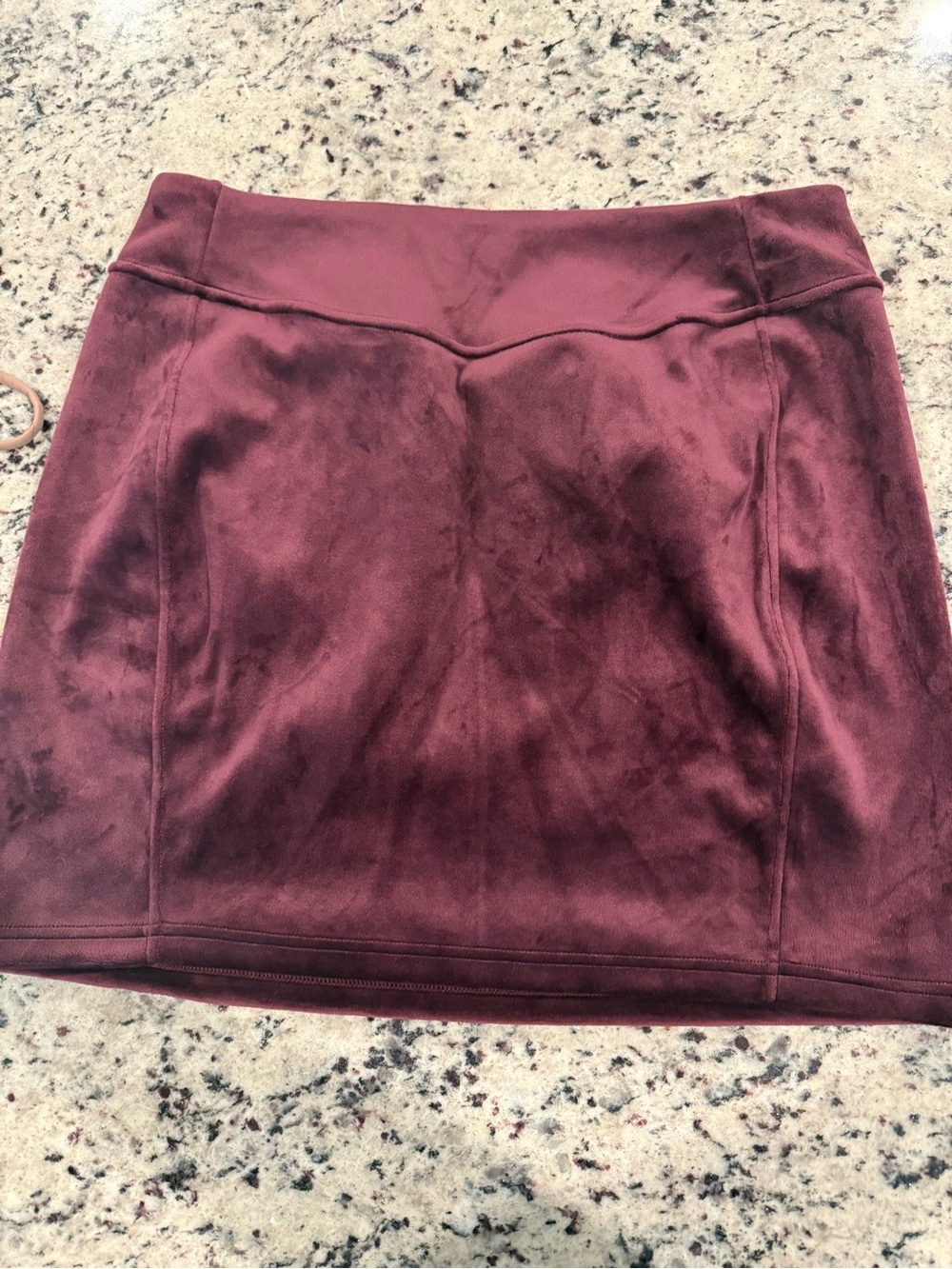Lululemon scuba velvet mini skirt